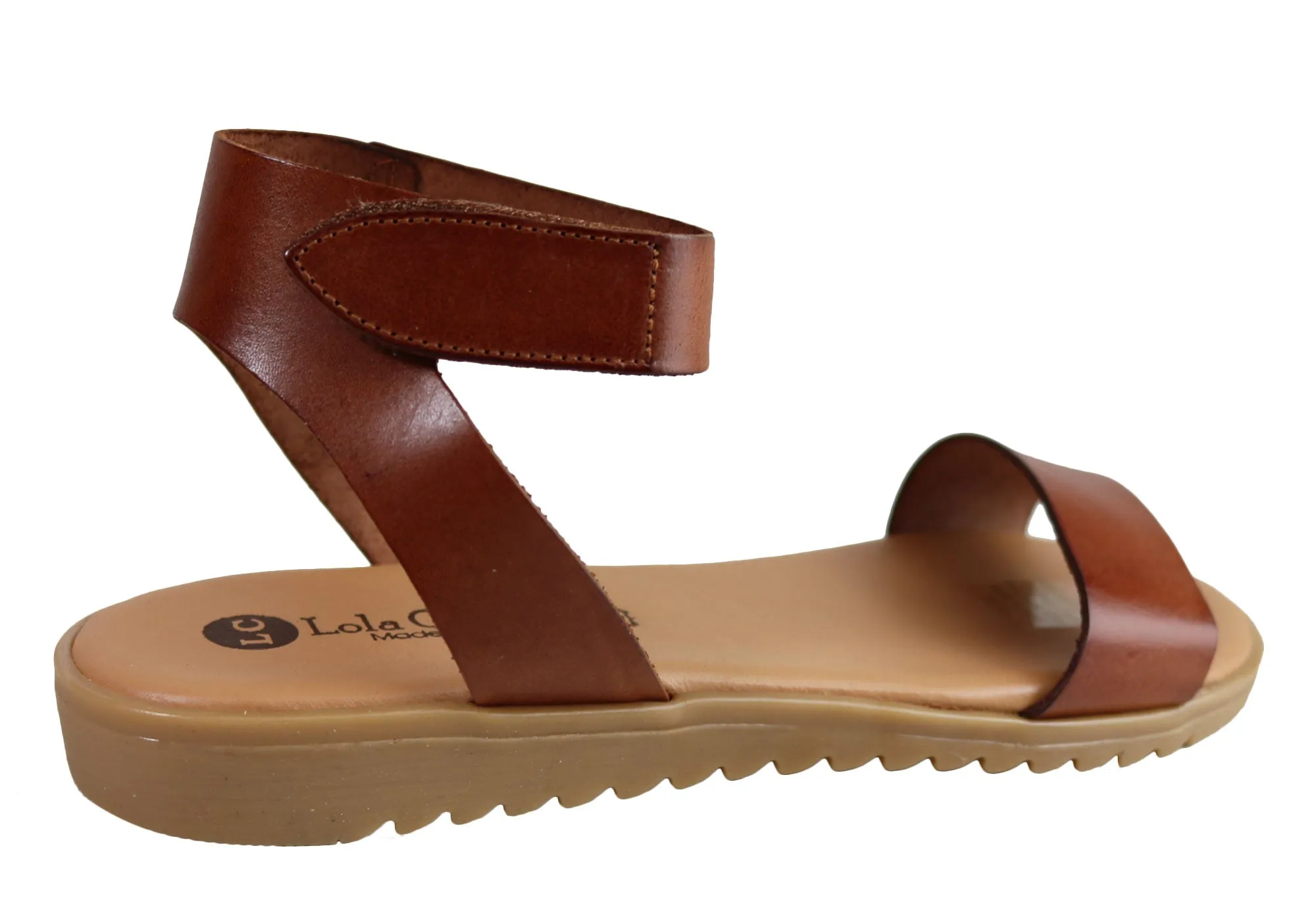 Lola Canales Glory Womens Comfortable Leather Sandals Made In Spain