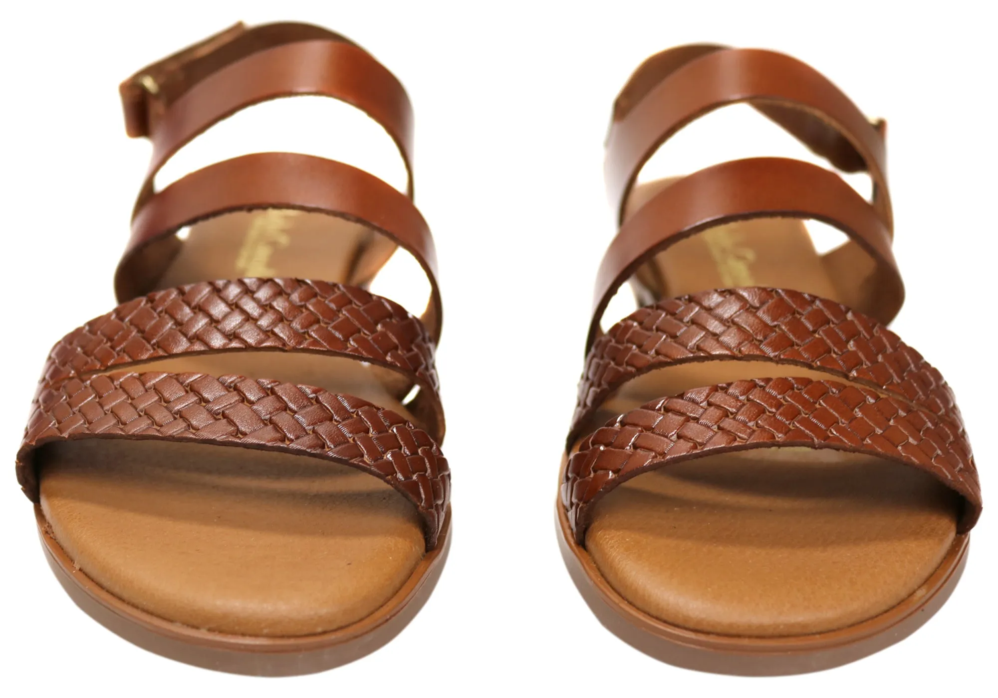 Lola Canales Winkle Womens Comfortable Leather Sandals Made In Spain