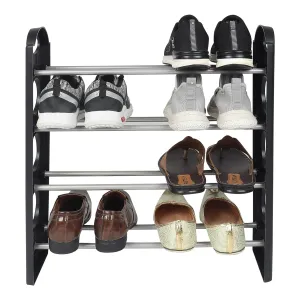 LOTSPEK Shoe Rack DIY Portable Shoe Rack Organizer/Multi-Purpose Shelf Storage Cabinet Stand Expandable for Heels, Boots, Slippers Plastic Portable and Folding Shoe Rack(Nw) (12-Shlef-