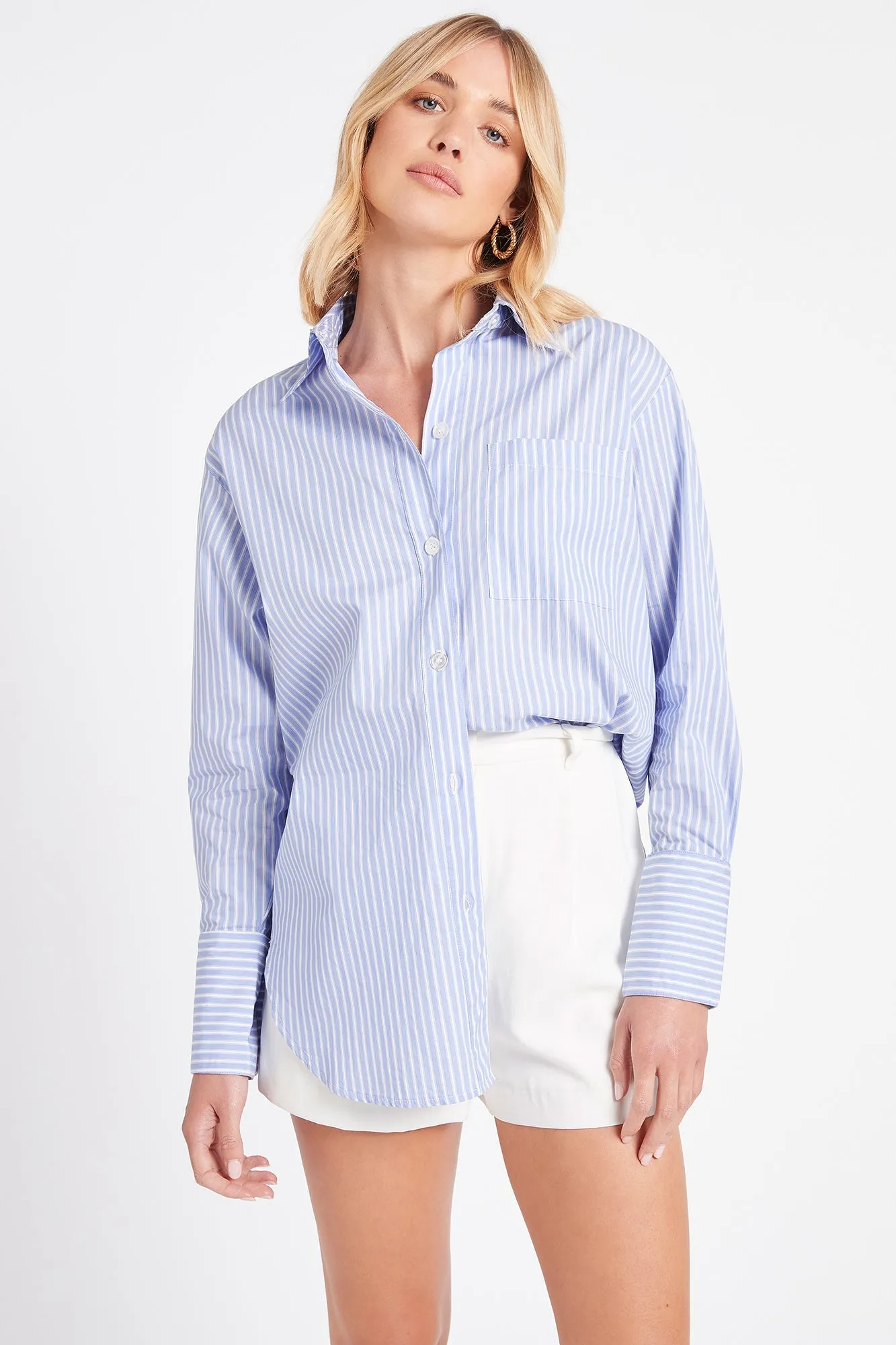 Manchester Stripe Oversized Shirt