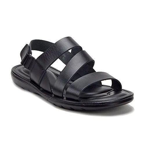 Men's 57621 Comfortable Leather Open Toe Strappy Gladiator Sling Back Sandals