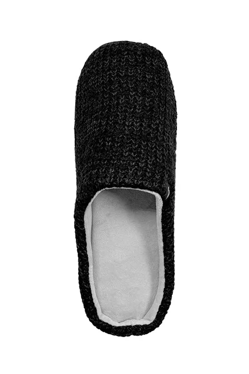 Men's Asher Rib Knit Scuff Slippers