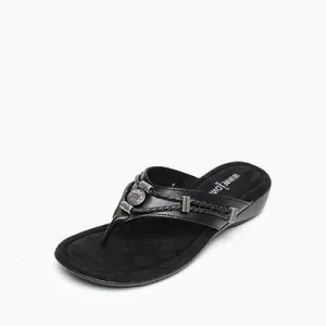 Minnetonka Moccasins Black Silverthorne Sandal