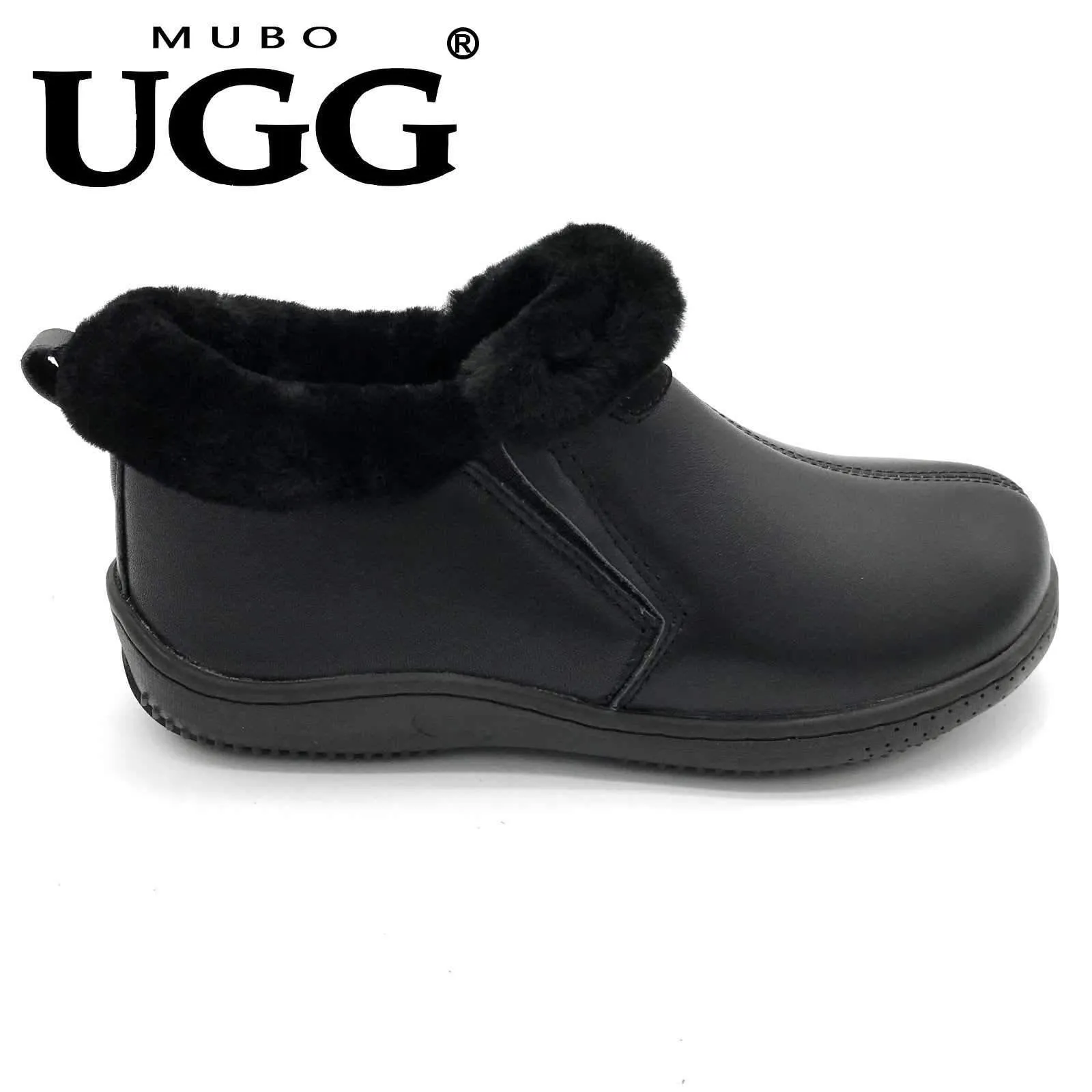 MUBO UGG Home Slipper Premium Sheepskin Shoes Antislip TPR Sole SN1006