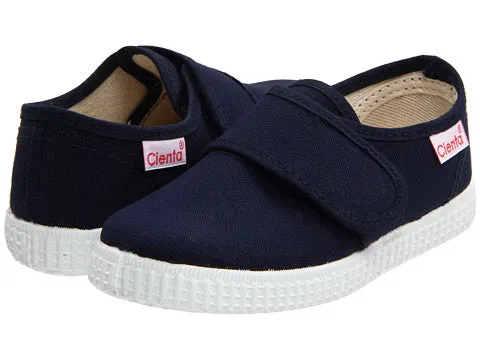 Navy Single Strap Sneaker