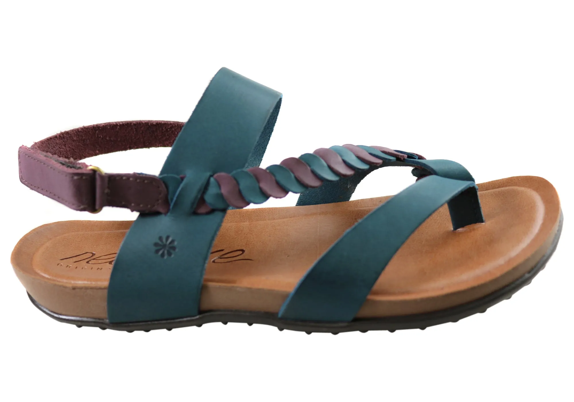 New Face Retreat Womens Comfortable Leather Sandals Made In Brazil