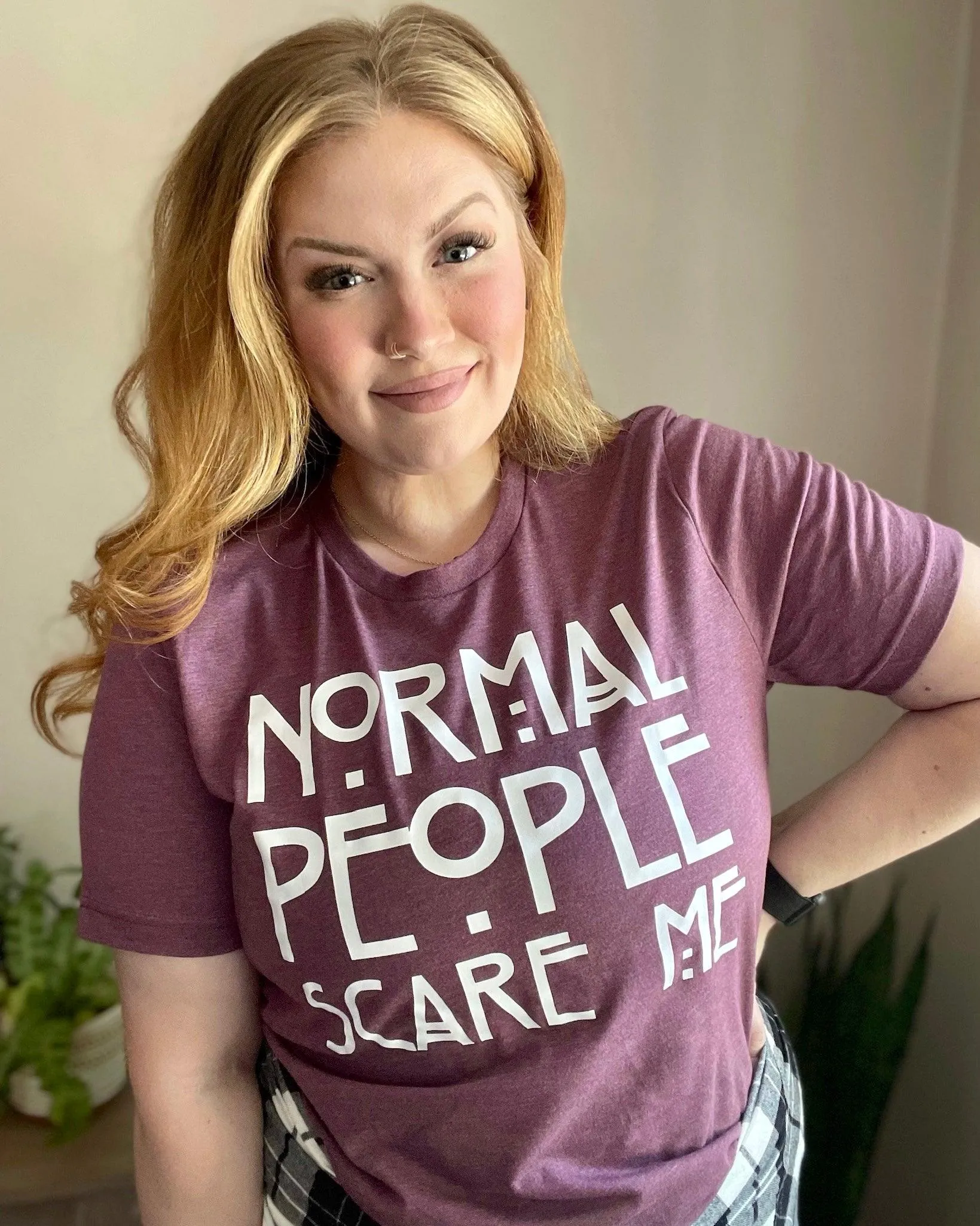 normal people scare me | t-shirt