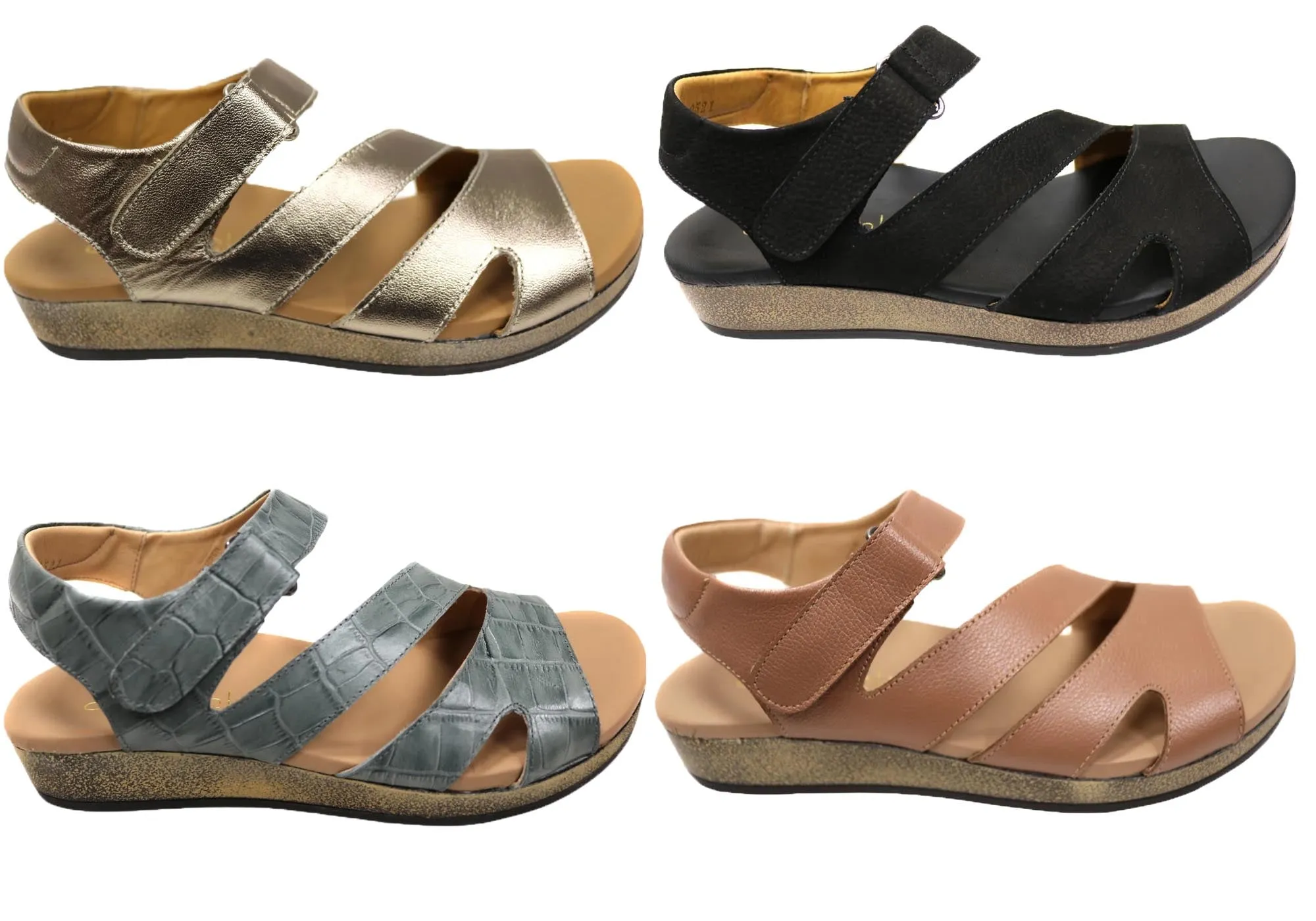 Opananken Jules Womens Comfortable Brazilian Leather Sandals