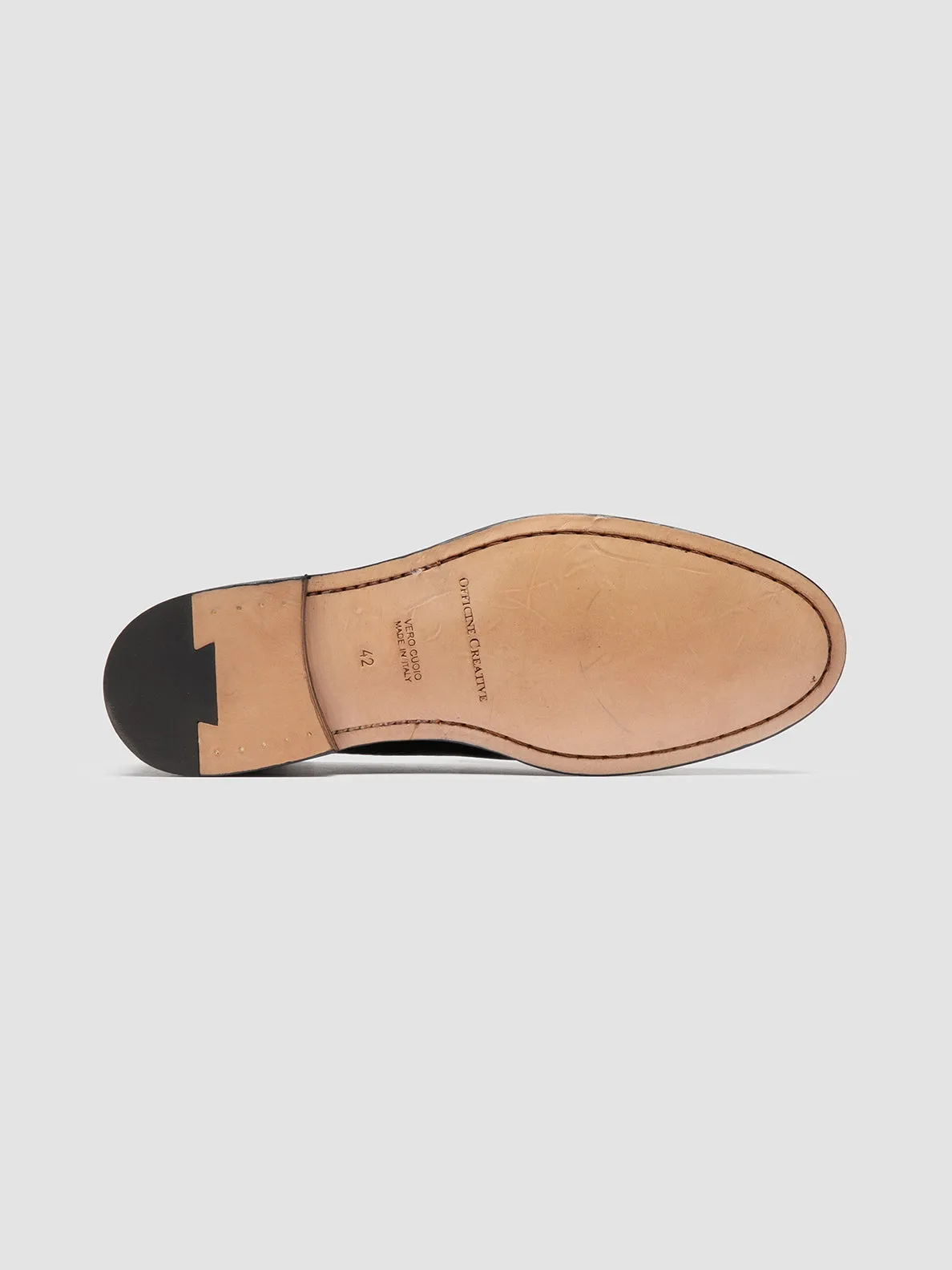 OPERA 001 - Black Leather Penny Loafers