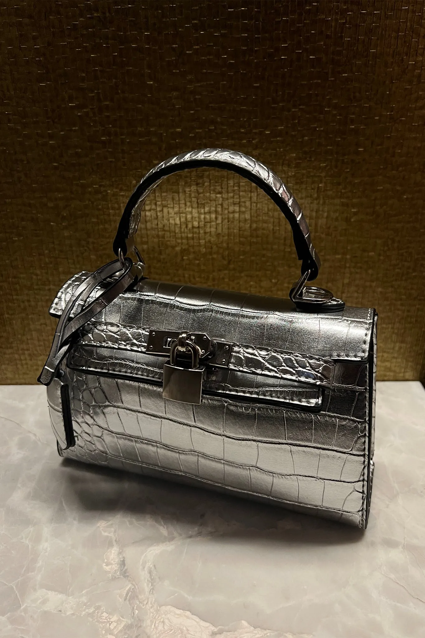 Peta And Jain Jaden Handbag Silver