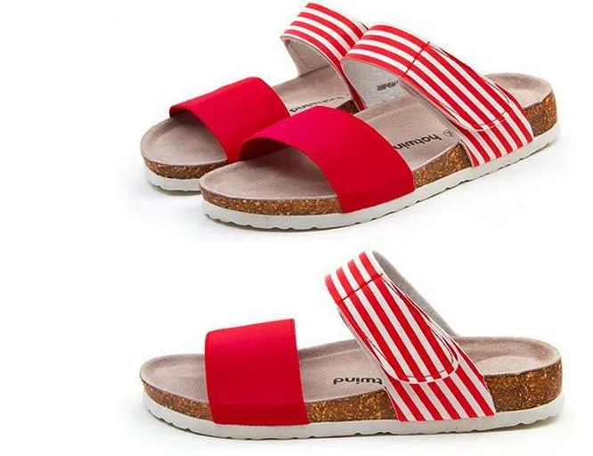 Pin Stripe Ladies Sandals