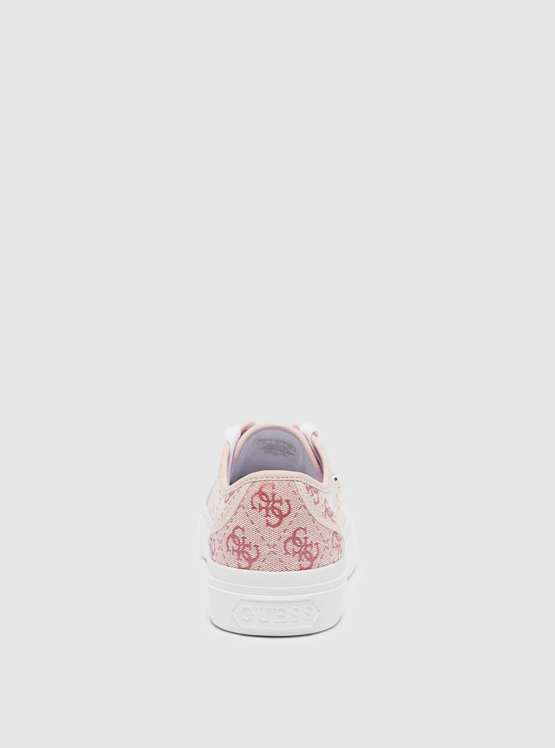 Pink Logo Jelexa Low Top Sneakers