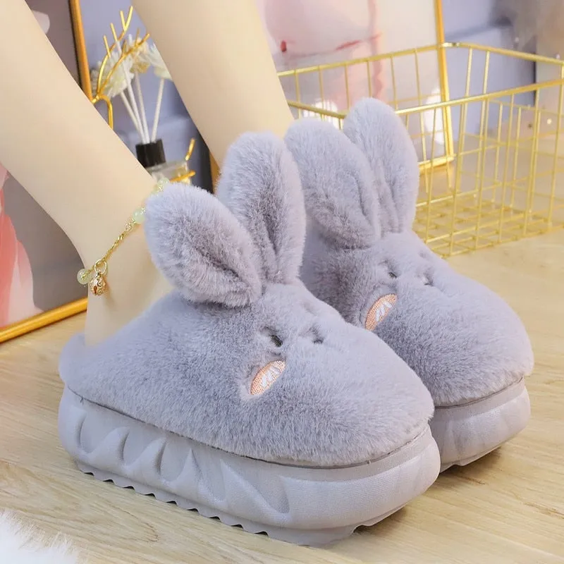 Plush Bunny Platform Slides