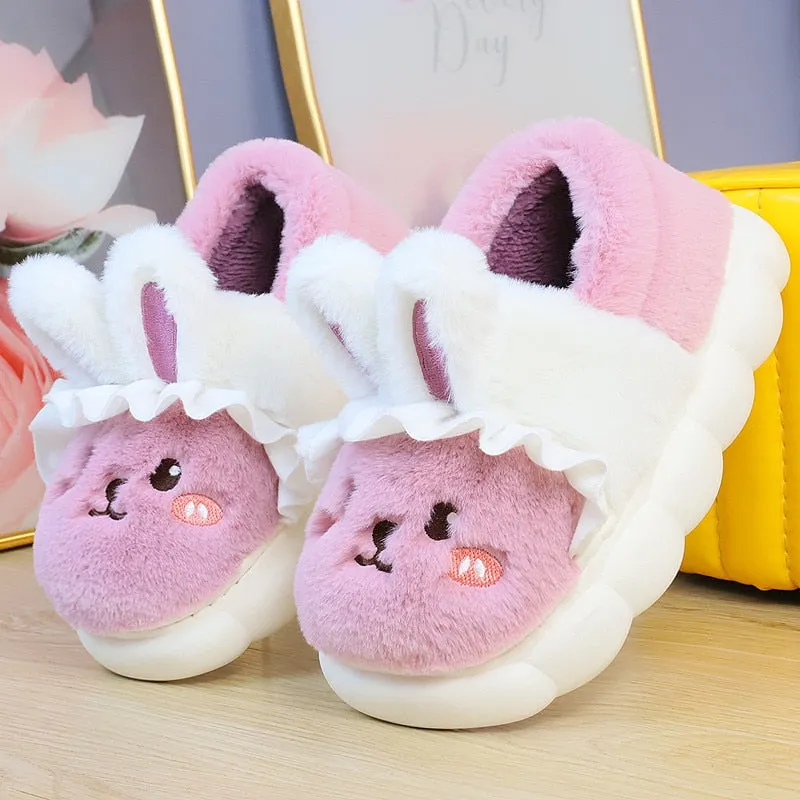 Plush Bunny Platform Slides