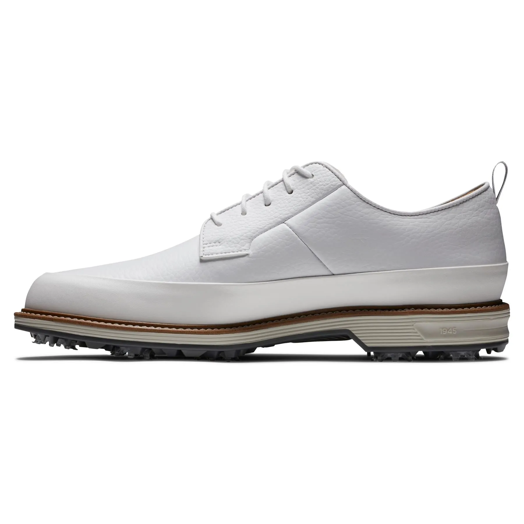 Premiere Series Cleated Laced Golf Shoes White/Grey - 2024