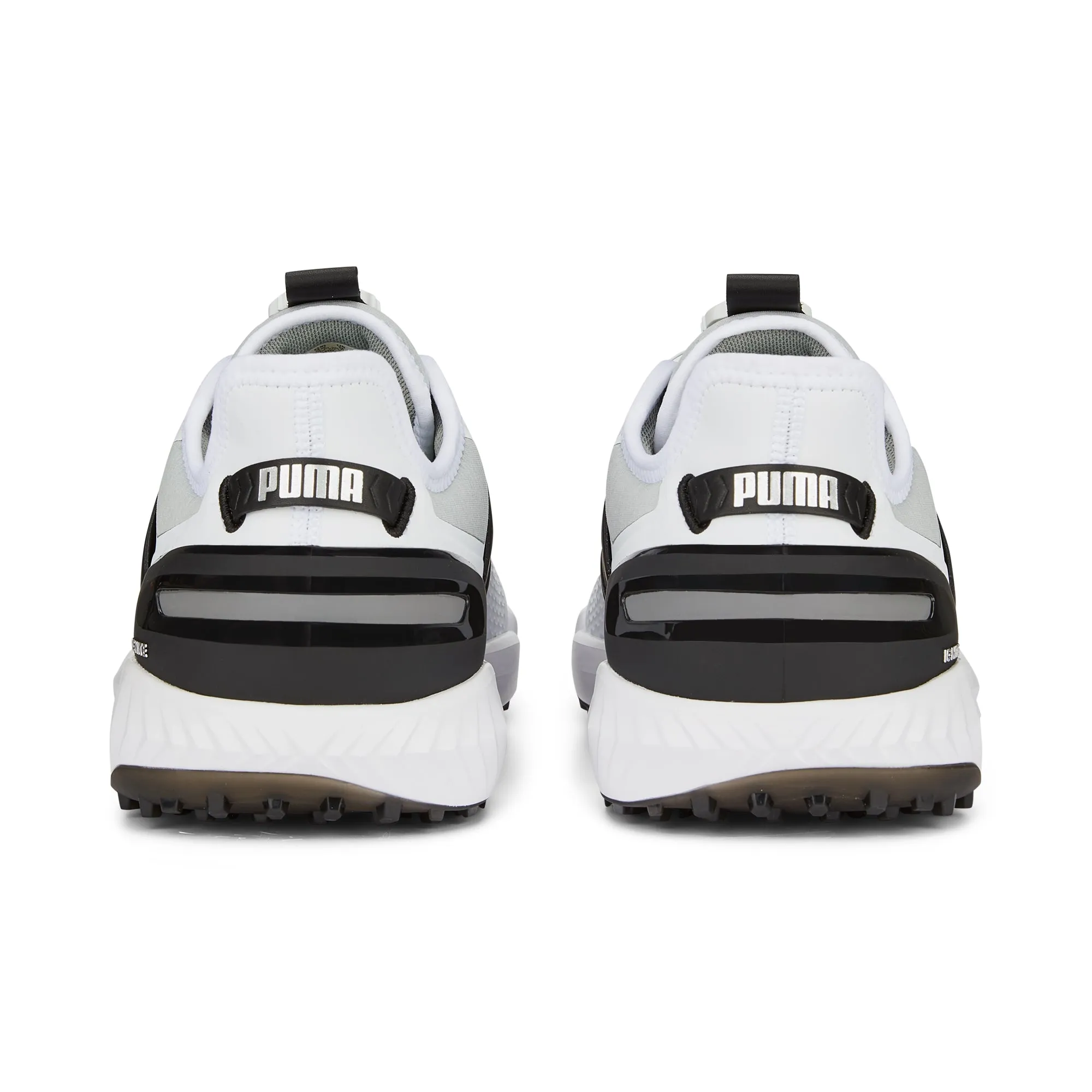 Puma Men's Ignite Elevate Disc Spikeless Golf Shoes - White/Black