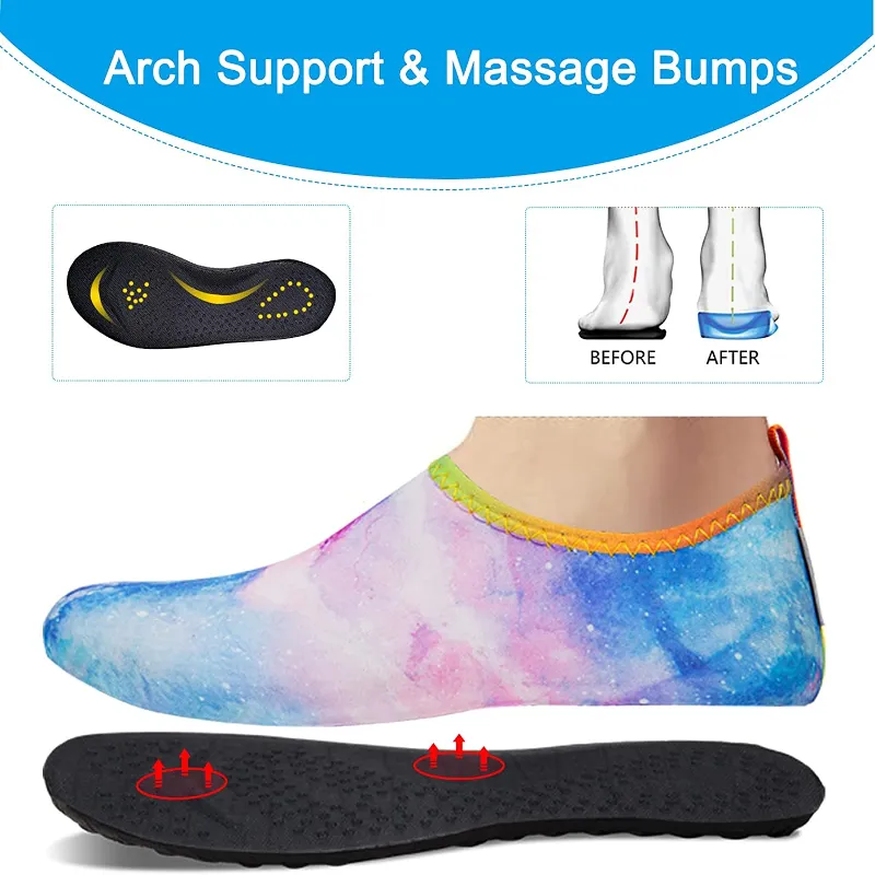 Quick Dry Aqua Water Socks - Barefoot Swim Shoes