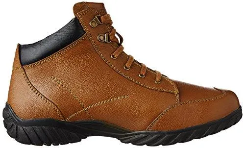 Red Chief Men's Glassy Tan Leather Boots - 10 UK/India (44.5 EU)(RC3403 287)