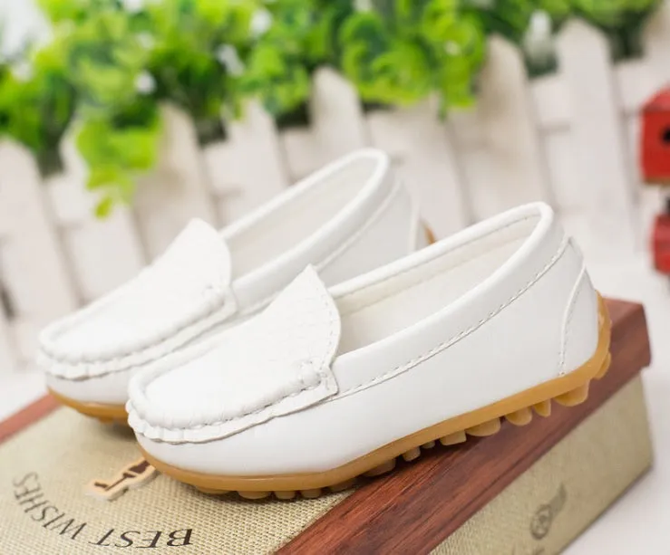 S168 Moccasin Softee White EU21-25