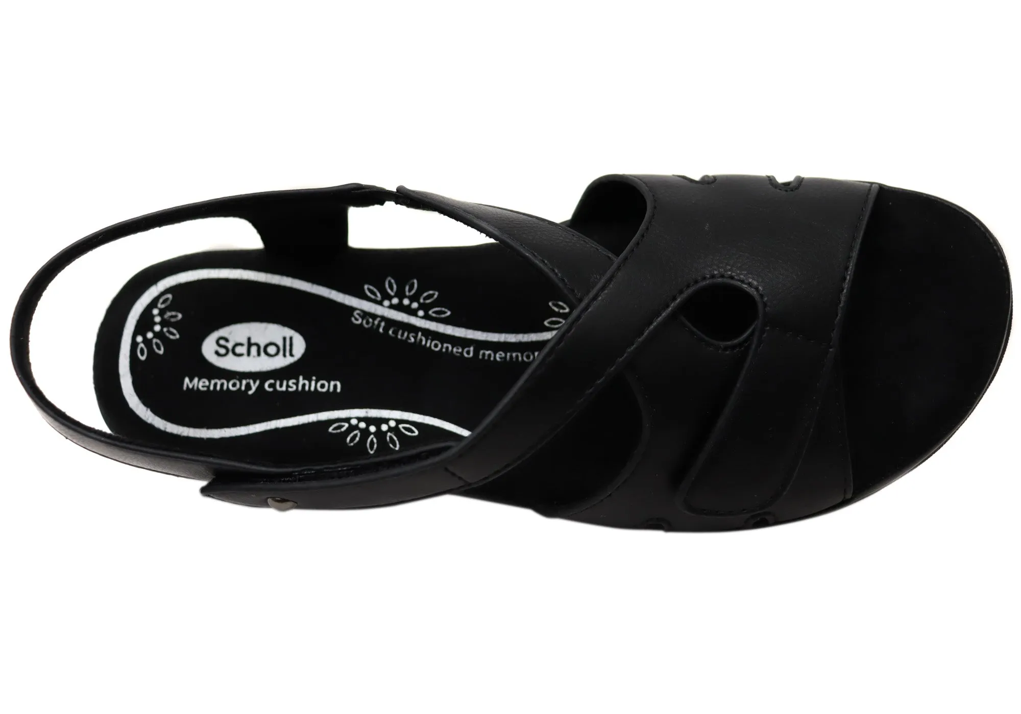 Scholl Orthaheel Casey Womens Comfortable Sandals