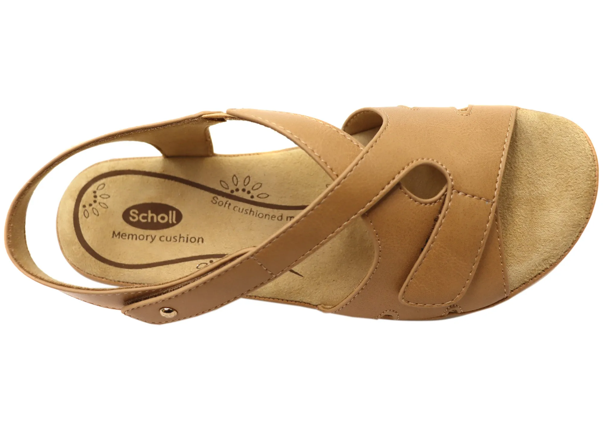 Scholl Orthaheel Casey Womens Comfortable Sandals