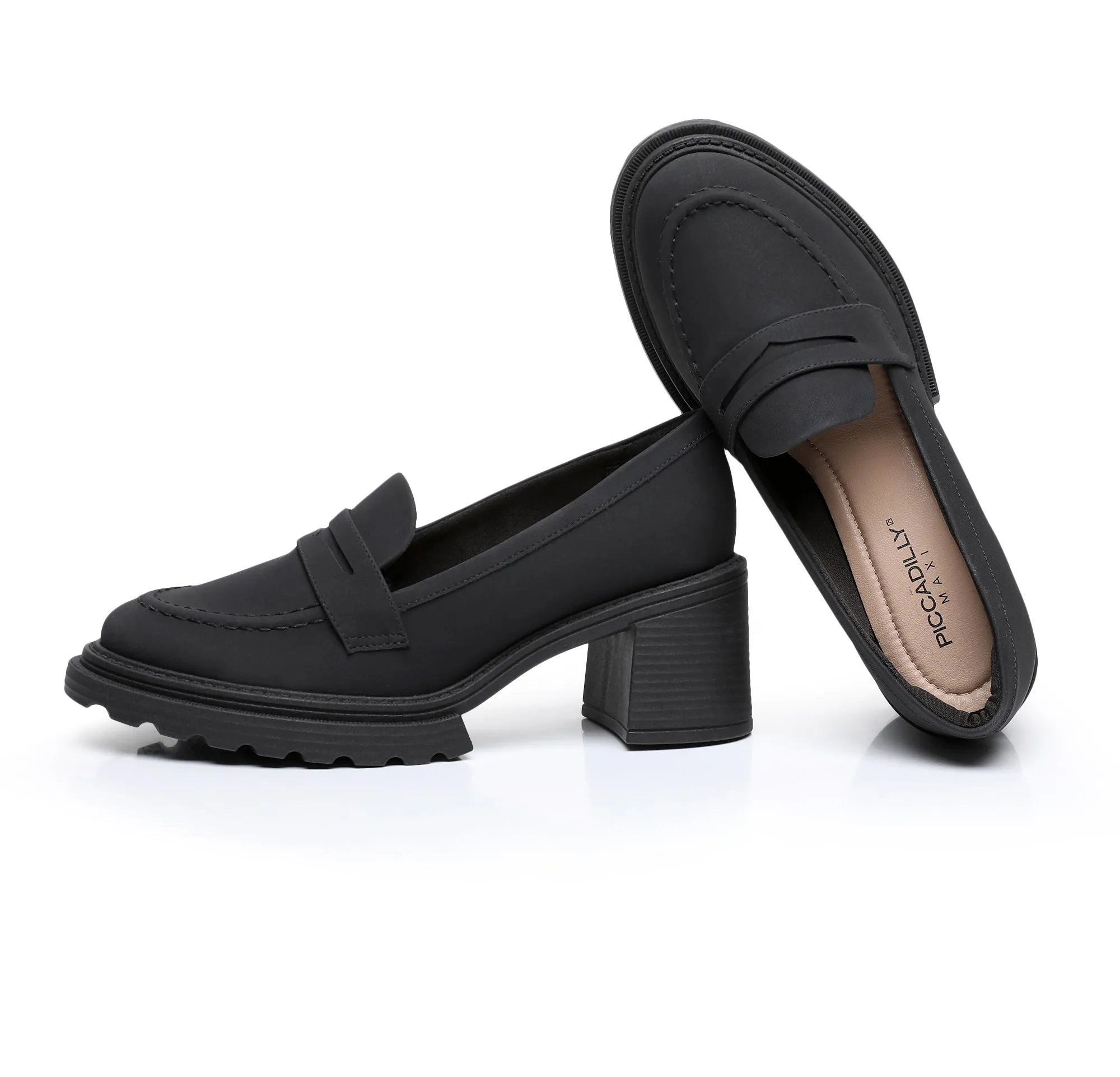 Serene Heeled Moccasins - Black (753.001)