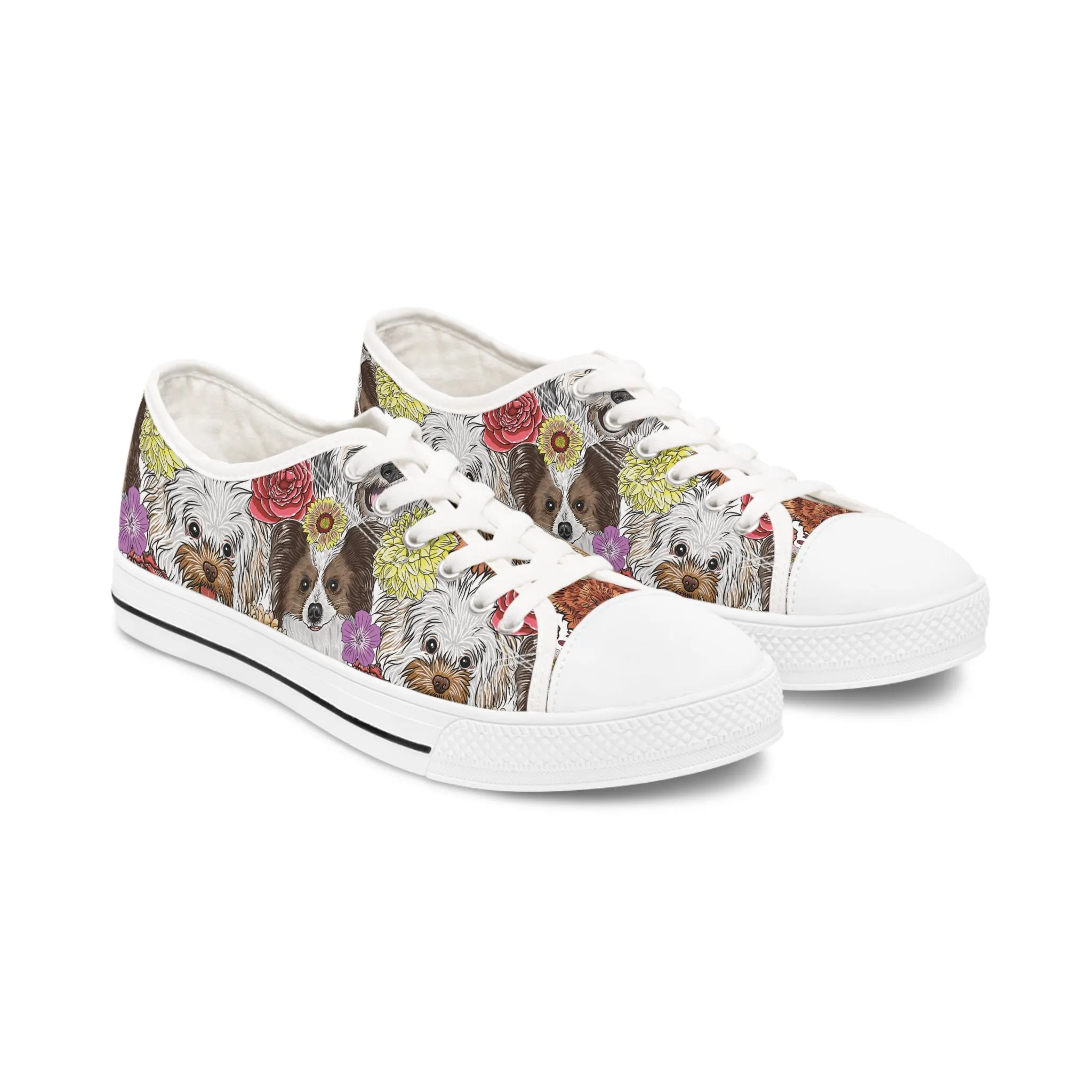 Sneakers - Low Top - Floral