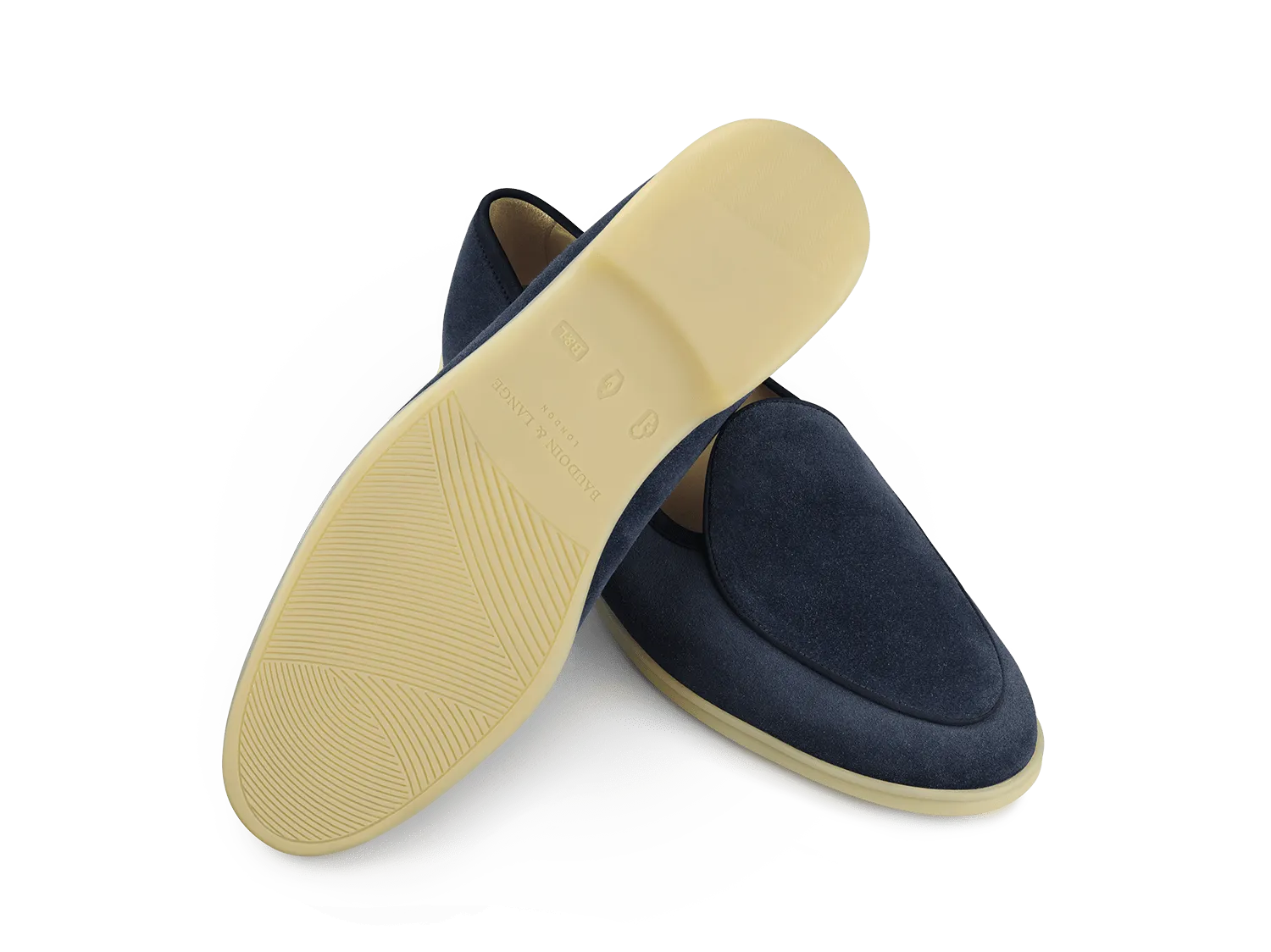 Stride Loafers in Orage Glove Suede Natural Sole