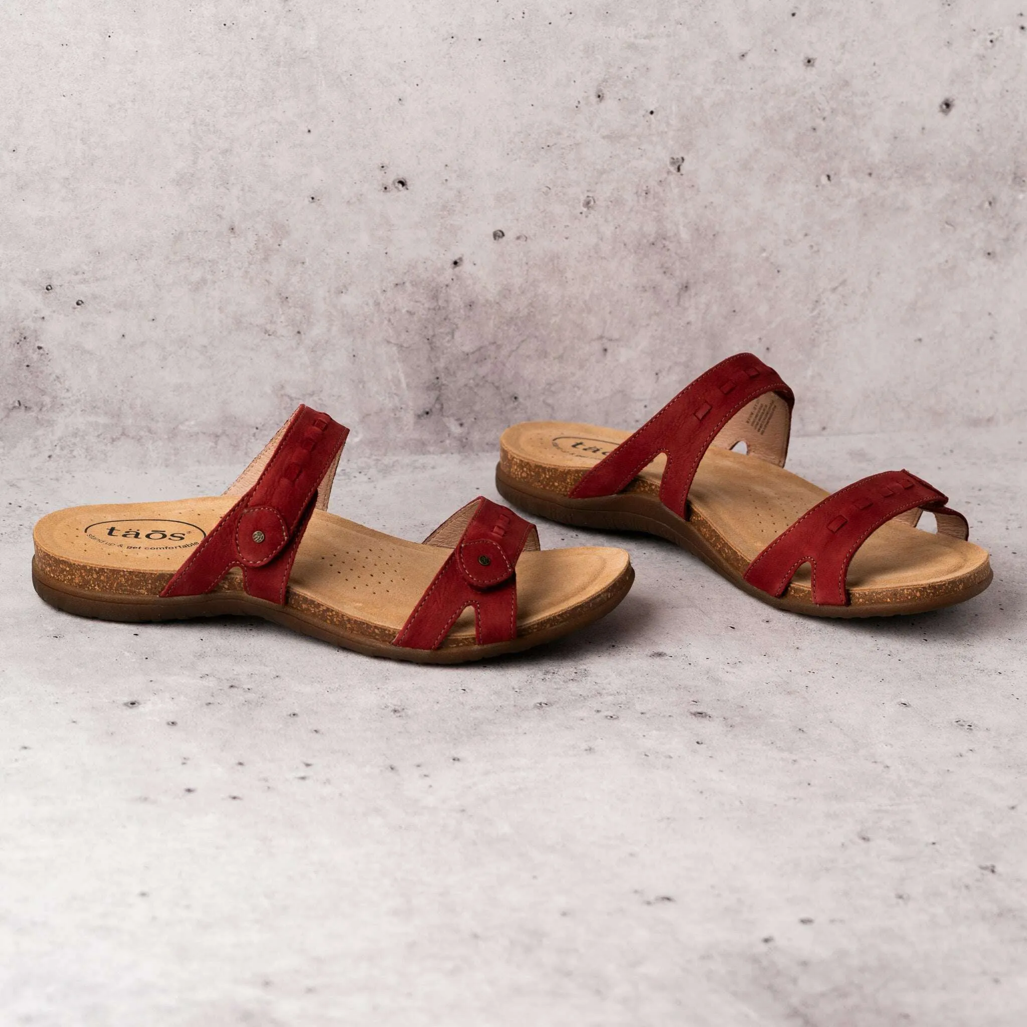 Taos - Bandalero - Red, Navy & Stone Nubuck