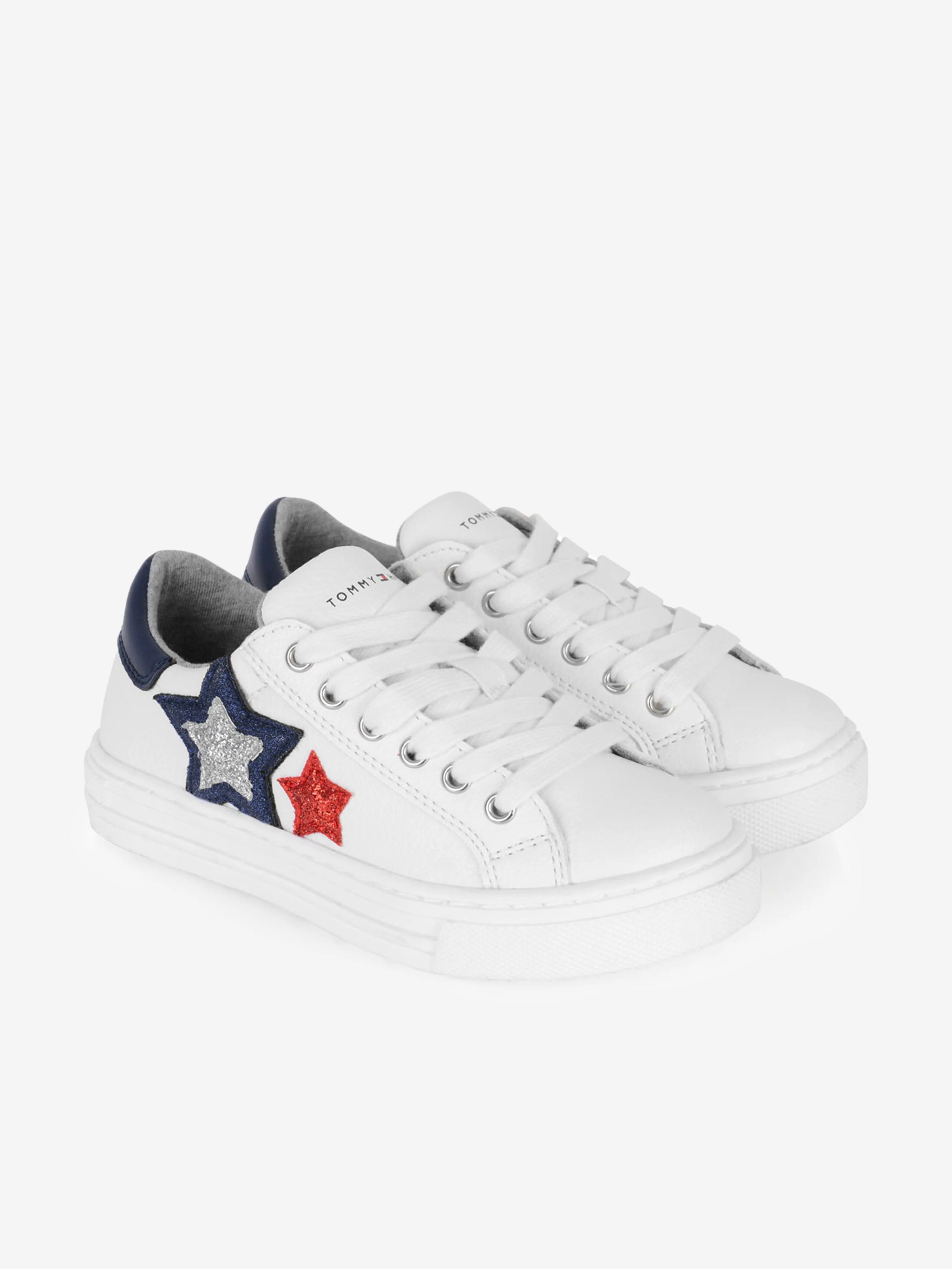 Tommy Hilfiger Girls Trainers - Blue & Red Star Trainers