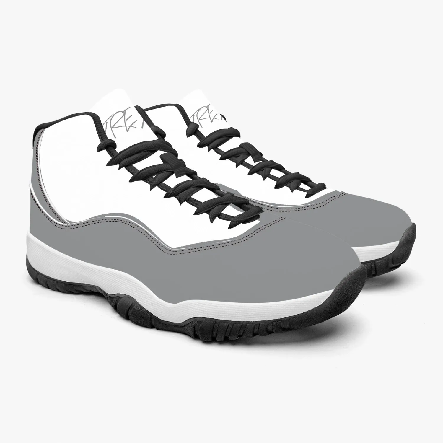 TREADZ Victory Grey Basketball Sneakers