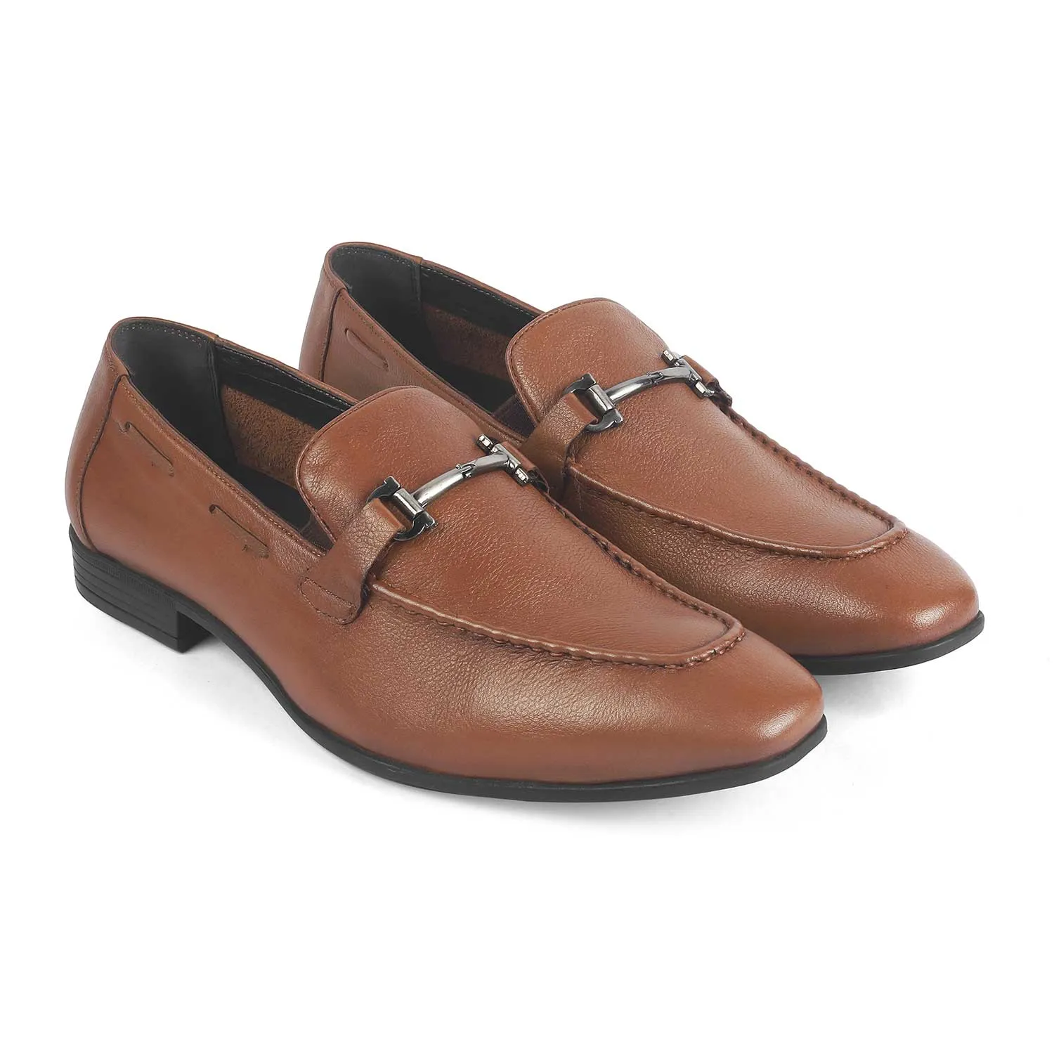 Tresmode Obaa Tan Men's Leather Loafers