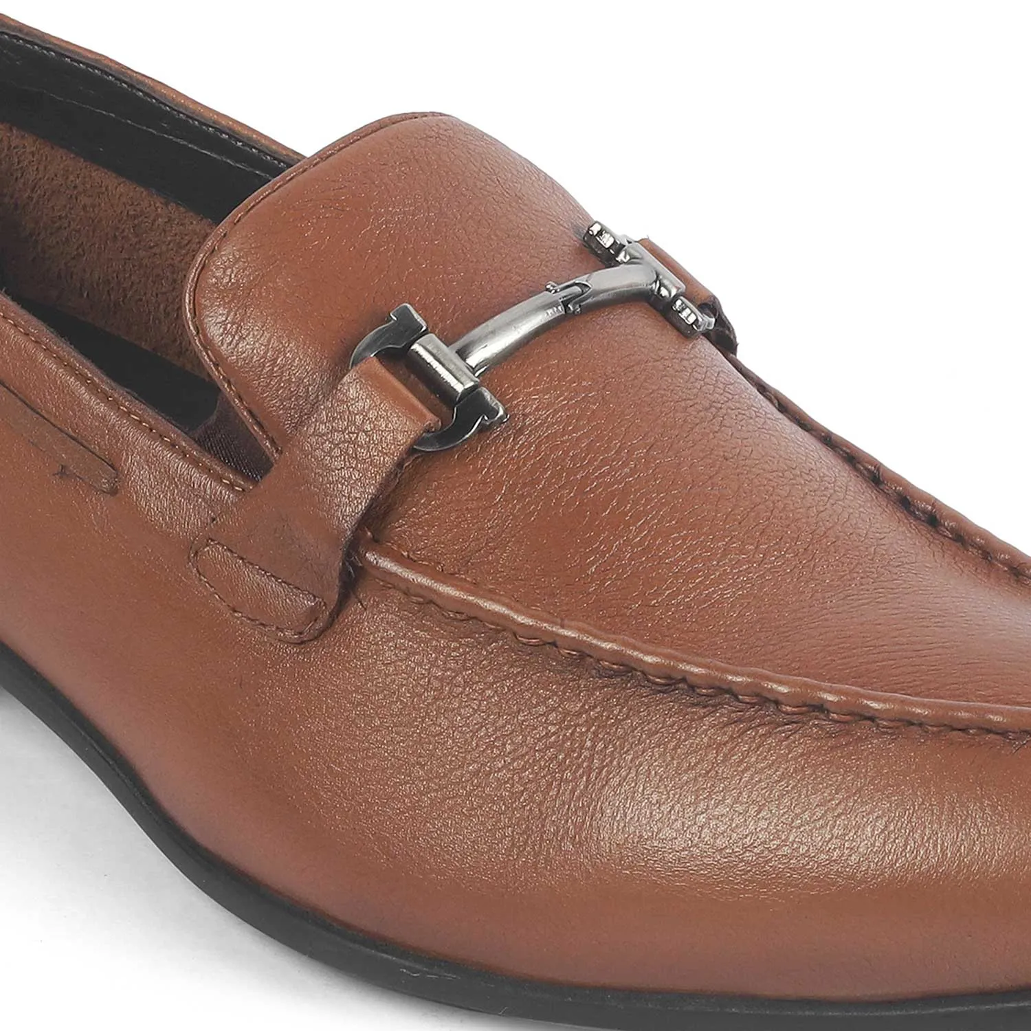 Tresmode Obaa Tan Men's Leather Loafers