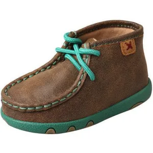 Twisted X Infant Chukka Driving Moc-Bomber/Turquoise