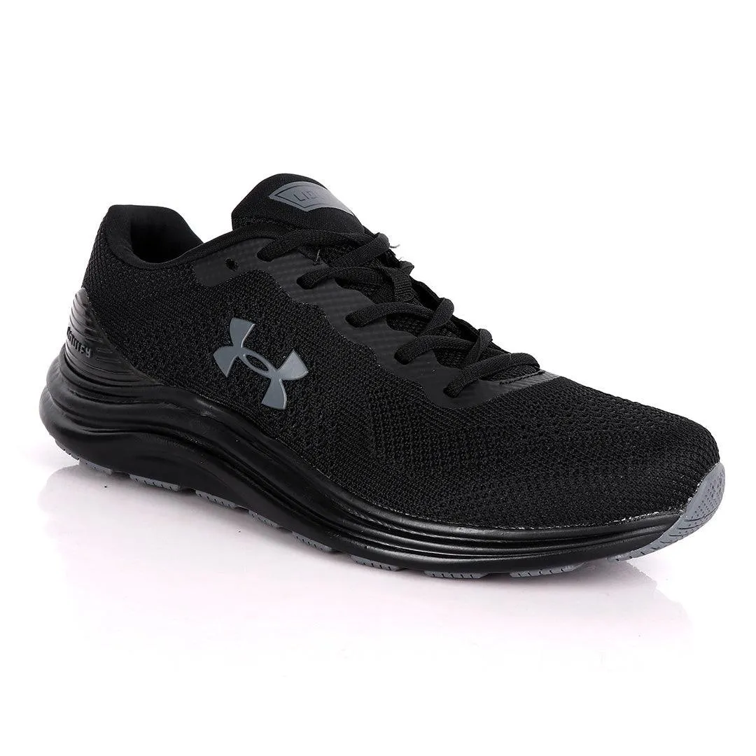 UA Charged Spark All Black Sneakers