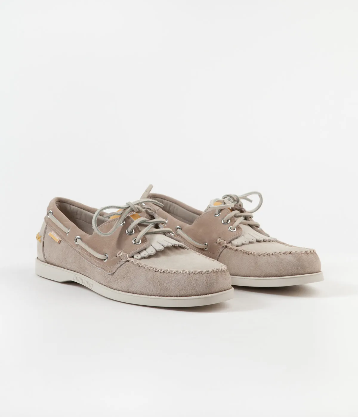 Universal Works x Sebago Portland Suede Shoes - Cream