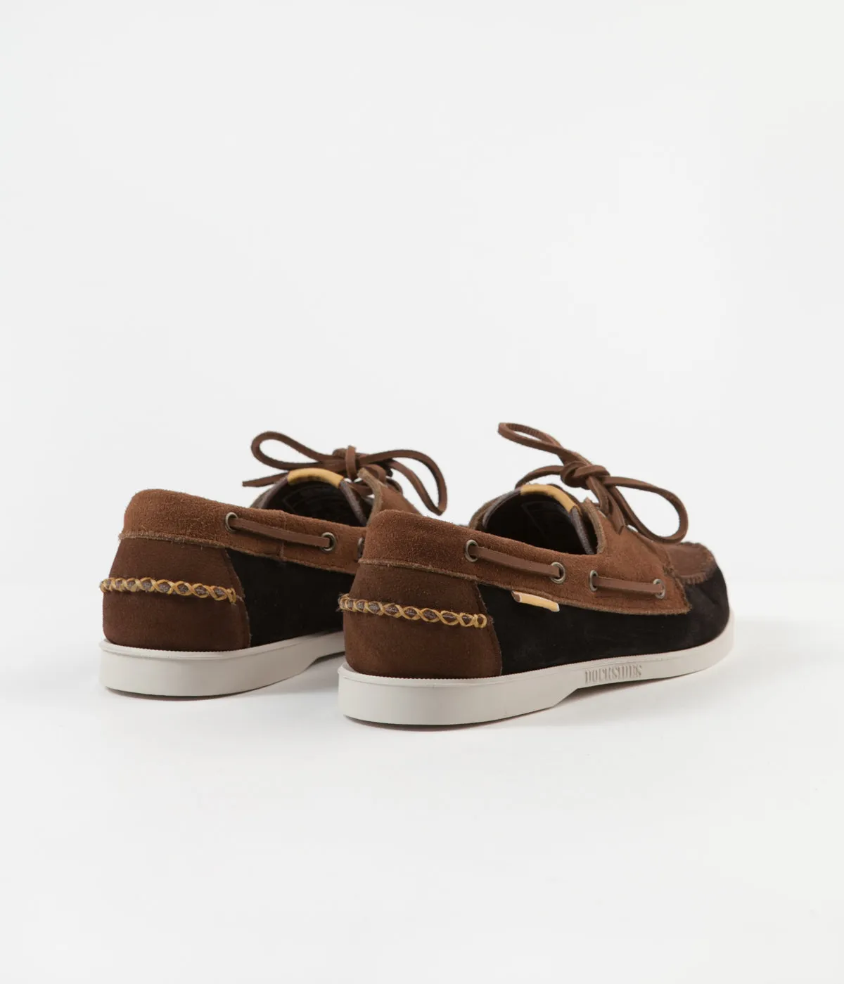 Universal Works x Sebago Portland Suede Shoes - Dark Brown