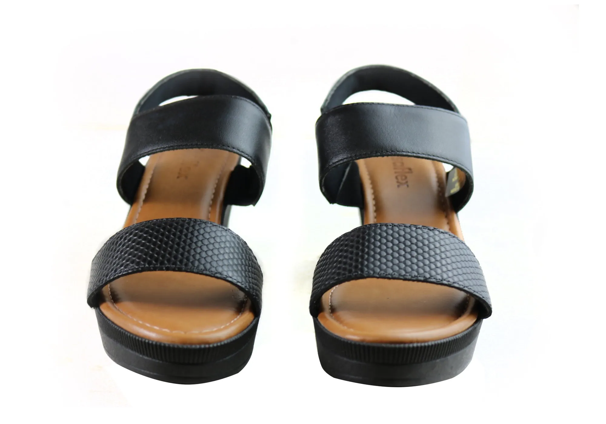 Usaflex Kim Womens Comfortable Leather Sandals Made In Brazil