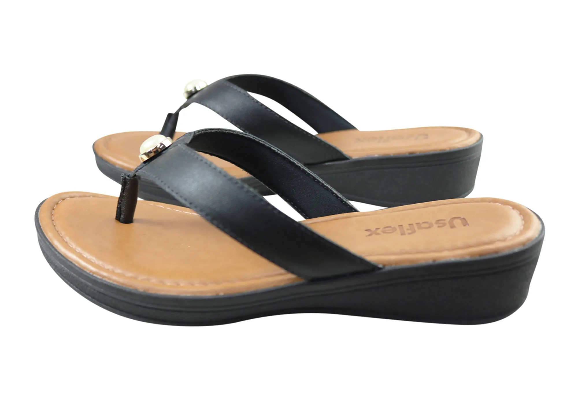 Usaflex Pyrmont Womens Comfortable Thongs Sandals Made In Brazil