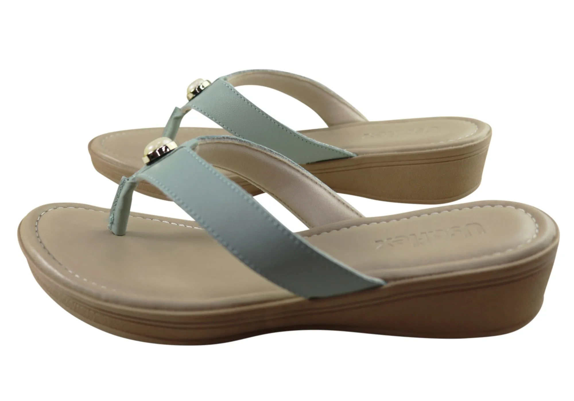 Usaflex Pyrmont Womens Comfortable Thongs Sandals Made In Brazil