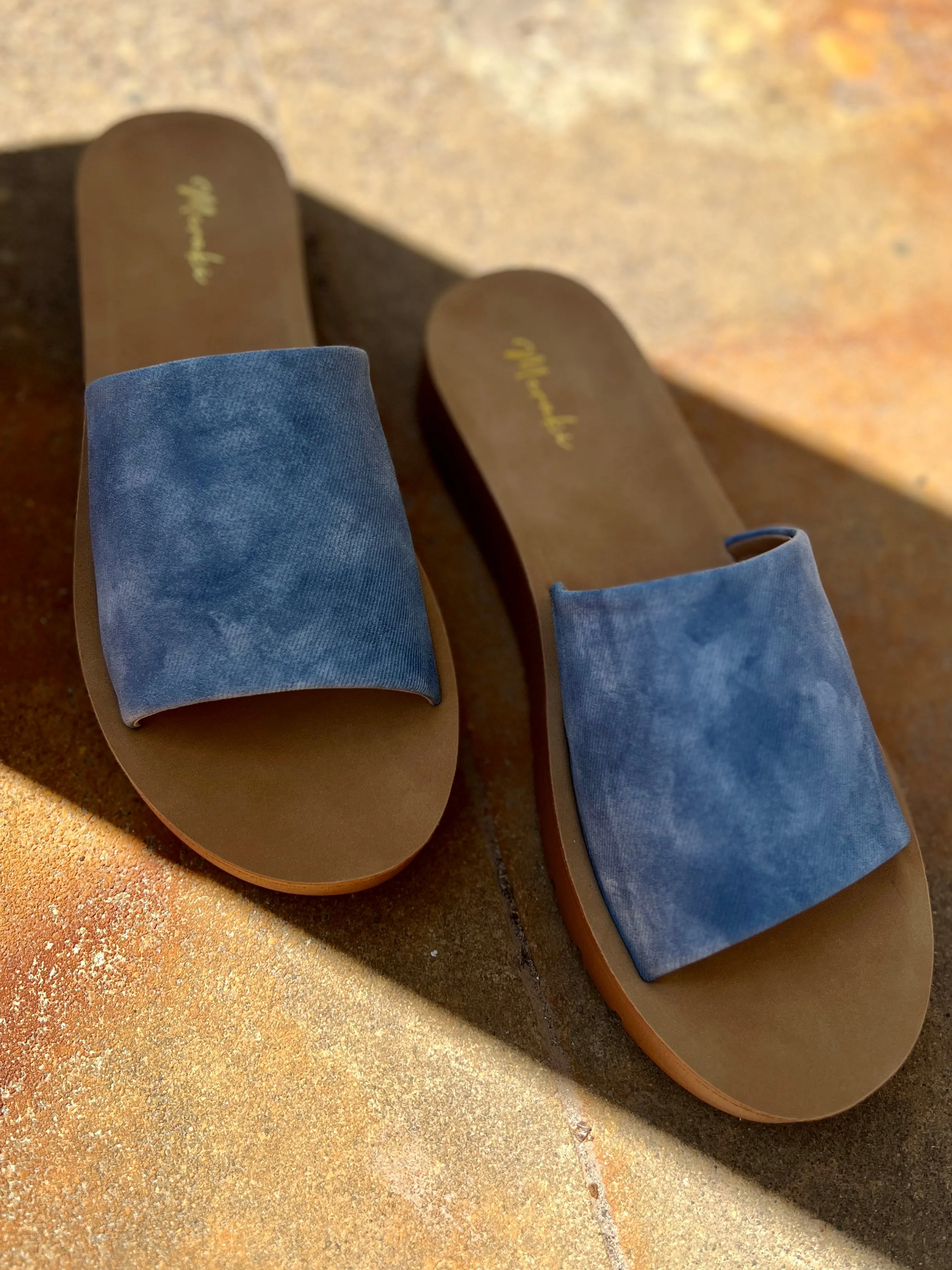 Vera Denim Slides*