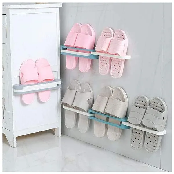 Wall Mounted Bathroom Slippers Rack