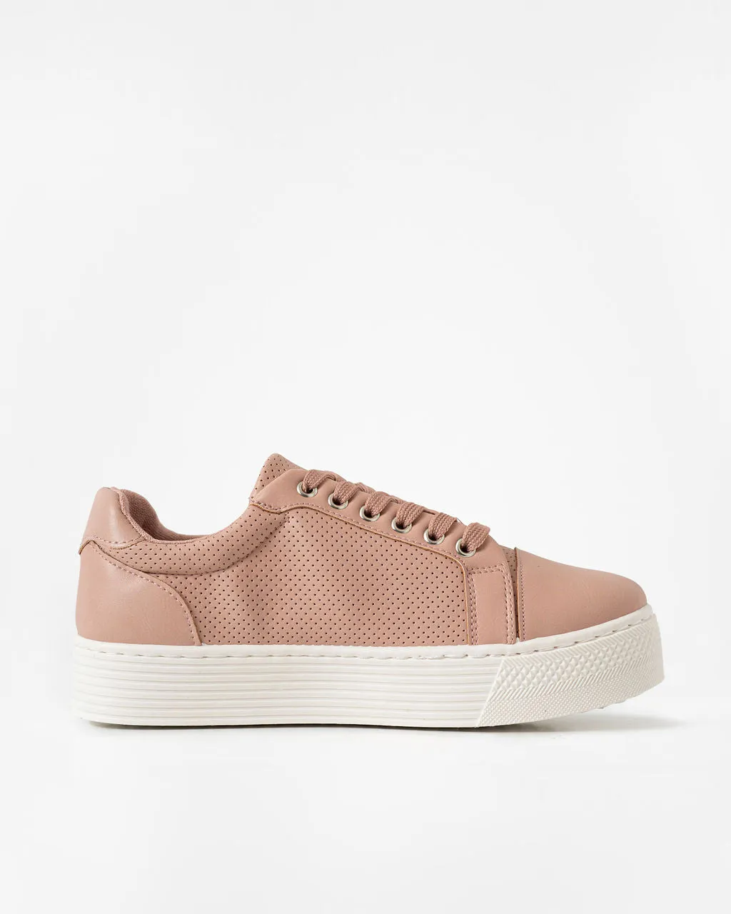 Willis Perforated Platform Sneakers