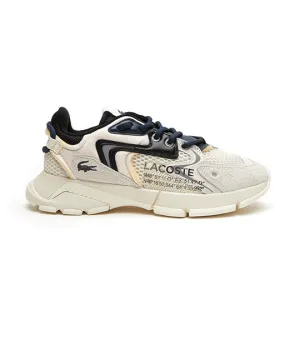 Women's Lacoste L003 Neo Textile Trainers Off White/Black