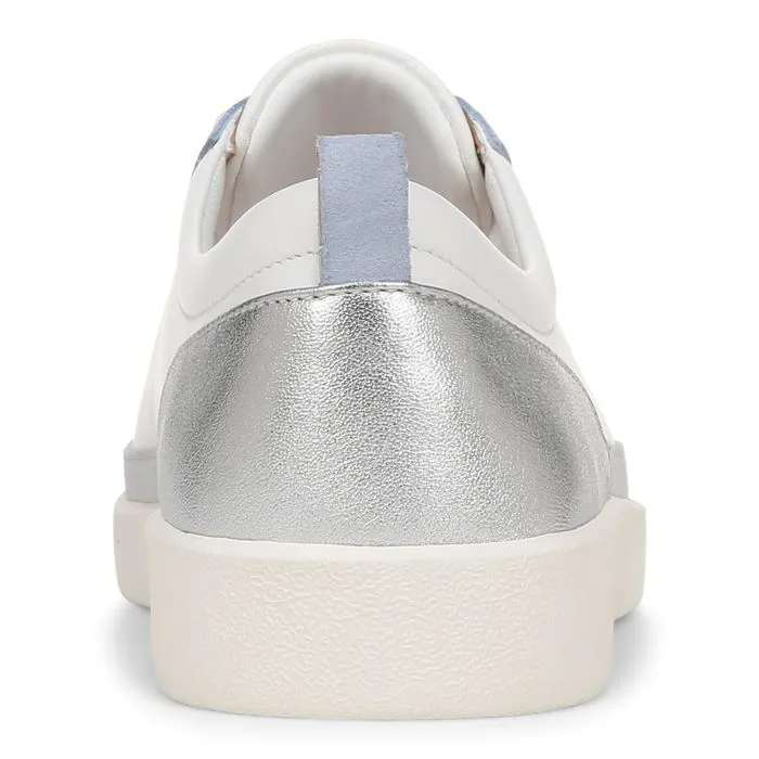 Womens Vionic Winny Lace Up Sneaker in White/Silver