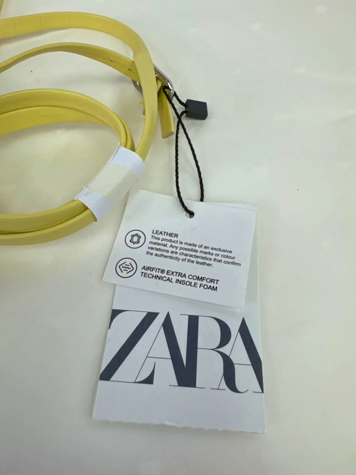 Zara Yellow Heeled Sandals EU 40