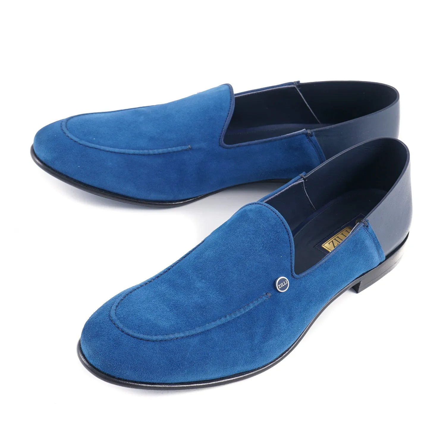 Zilli Nappa Suede and Calf Leather Loafers